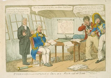 Sternhold e Hopkins in Mare o una Stanza Fuori Tempo, 1809