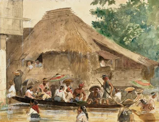 Estremo Oriente: Una strada di Manila durante l