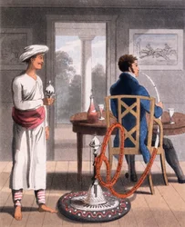 Un gentiluomo con il suo portapipe, 1813