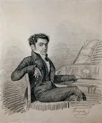 Ritratto del compositore Alexei N. Verstovsky (1799-1862)
