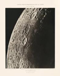 Carte photographique de la lune, planche I (Carta fotografica della Luna, lastra I),23 febbraio