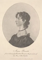 Anne Brontë, incisa da Walker & Boutall, c.1836-49