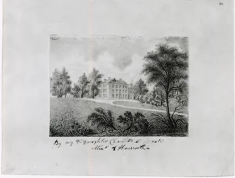 La scuola di Roe Head, c.1831-32 (conte su carta)