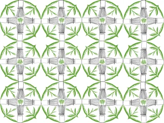Pattern Ripetuto di Matcha, 2018