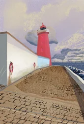 Sentiero del Faro Rosso