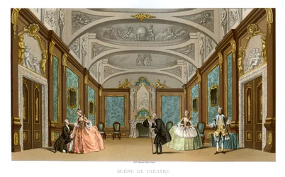 Scena di una commedia, 1885