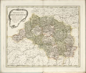 Mappa generale del Governatorato di Kursk