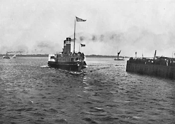 Il Koh-I-Noor vicino a Harwich, c1896