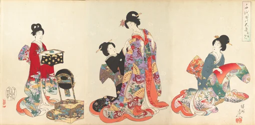 Album di donne del castello di Chiyoda, 1895