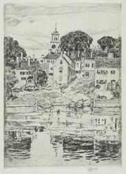 Torre della chiesa, Portsmouth, 1921