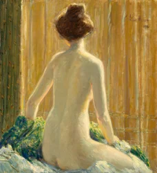 Nudo seduto