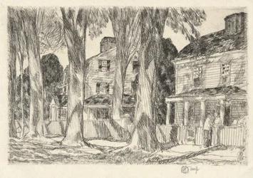 Strada del villaggio al sole, 1925