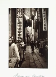 Scena di strada a Canton, c.1870s
