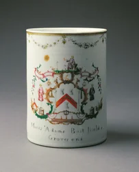 Boccale araldico, Periodo Qianlong (1736-95) c.1775