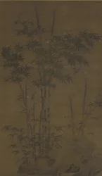 Bambù e passeri, dinastia Yuan o Ming, fine XIV secolo