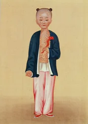 Bambino con vaiolo