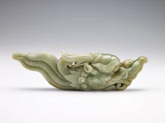 Puntale a forma di testa di drago, 1279-1368