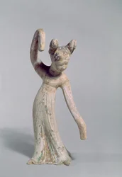 Statua funeraria di una danzatrice, Dinastia Tang (618-907)