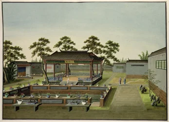Scena di giardino, c.1820-40