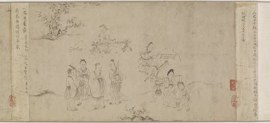 Illustrazioni del Settimo Mese dagli Odi di Bin, dinastia Song o Yuan, metà XIII-metà XIV secolo