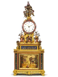 Orologio imperiale con automa musicale "Immortale taoista", laboratori di Guangzhou, periodo Qianlong, 1736-95