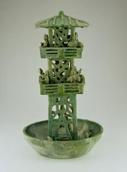 Modello di una torre di guardia, Dinastia Han (206 a.C.-220 d.C.)