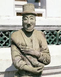 Statua di un soldato europeo
