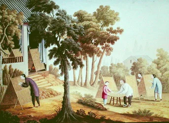 Lavoratori in un mulino