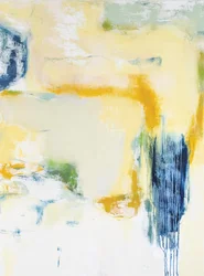 Composizione astratta, serie Vipassana, 2018 (olio su tela di lino)
