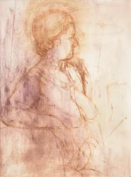 Studio di pittura dal vero, Tanya (olio su tela di lino)
