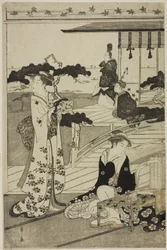 Suma, dalla serie "Una Parodia alla Moda del Racconto di Genji (Furyu yatsushi Genji)"