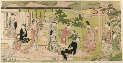 Wakana, Parte 1 (Wakana, jo), dalla serie "Una Parodia alla Moda del Racconto di Genji (Furyu yatsushi Genji)"