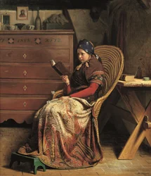 In una pineta. Studio