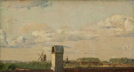 Vista da una finestra in Toldbodvej verso la Cittadella, c.1833
