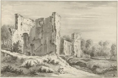 Rovine del castello di Egmond aan den Hoef