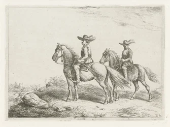 Due cavalieri in ricognizione
