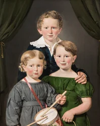 I tre figli di Hans e Bolette Puggaard