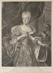 Ritratto della Principessa Charlotte di Brunswick-Wolfenbüttel 1694-1715, moglie di Tsarevich Alexei Petro