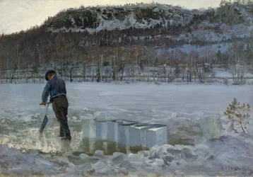 Daelivannet, taglio del ghiaccio