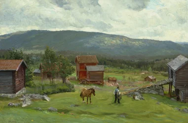 Uomo al pascolo, Hiaasen, giugno 1893