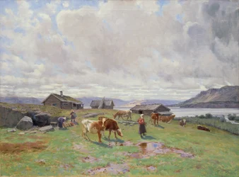 Atmosfera mattutina a Holmvassbu