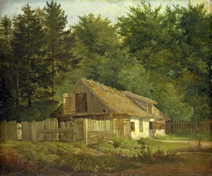 Una casa nella foresta di Frederiksdal vicino a Copenaghen, 1828