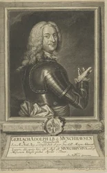 Ritratto di Gerlach Adolph von Münchhausen, 1738