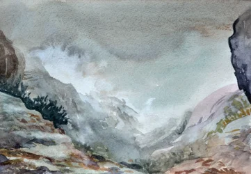 Valle nella nebbia