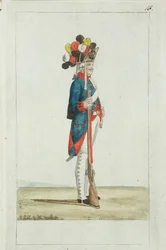 Granatiere del reggimento Preobrazhensky