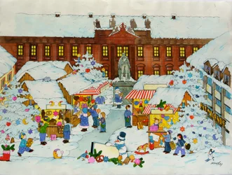Mercato di Natale (Città Vecchia, Università di Erlangen)
