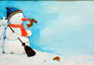 Pupazzo di neve con coniglietto, 2012