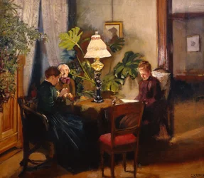 La zia e le sorelle Helene e Amalie