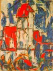 Dinkelsbühl (Vista della città con torre)