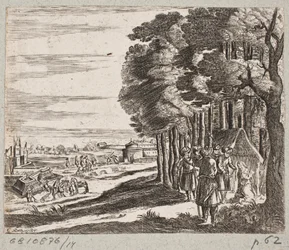 Illustrazione per Adam Olearius, “Persianischer Rosenthal von einem Sinnreichen Poeten Schich Saadi [...]”, Schleswig 1660